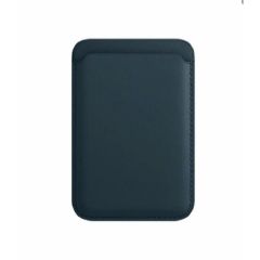 Cumpără acum Portofel MagSafe piele pentru carduri compatibil cu Apple iPhone 12/12 Mini/12 Pro/12 Pro Max, Albastru inchis de pe Sellect.ro