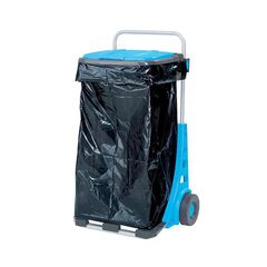Cumpără acum Suport pentru saci de gunoi cu roti pentru gradina - carucior transport navete max 50 kg  120 l de pe Sellect.ro