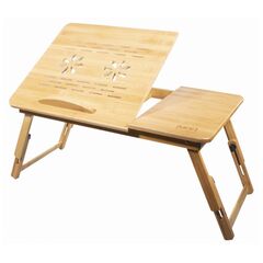Cumpără acum Masa pentru laptop - Artool - pliabila - lemn - natur - 67x34.5x51 cm de pe Sellect.ro