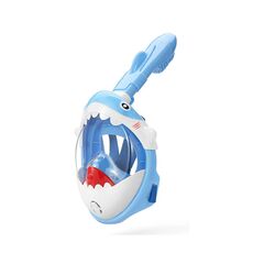 Cumpără acum Masca snorkeling cu tub pentru copii model rechin - albastra de pe Sellect.ro