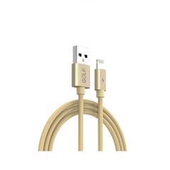 Cumpără acum Cablu USB Lightning fast charge auriu Golf de pe Sellect.ro
